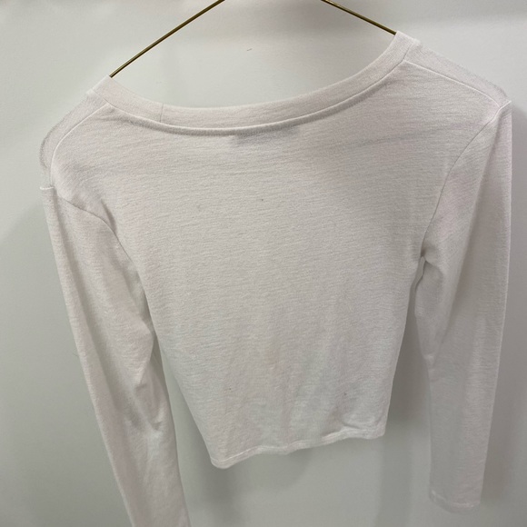 White Aritzia Wilfred Free Ortiz Long Sleeve. Size XXS - Picture 3 of 3